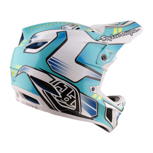 CAPACETE TLD D4 COMPOSITE - CREST REAL TEAL