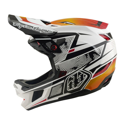 CAPACETE TLD D4 COMPOSITE - LINED UP WHITE
