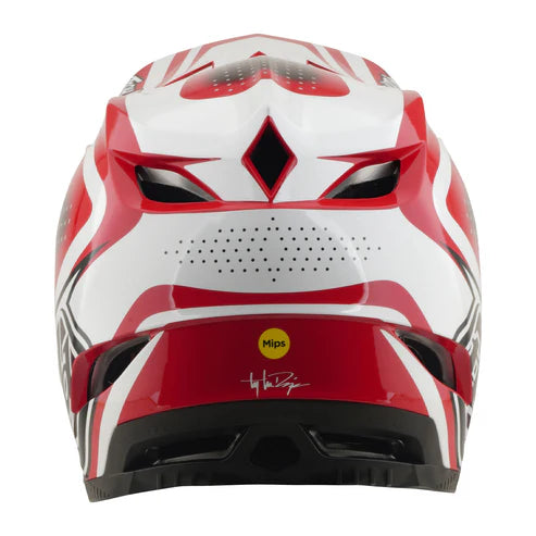 CAPACETE TLD D4 POLYACRYLITE - LINE FIRE / WHITE