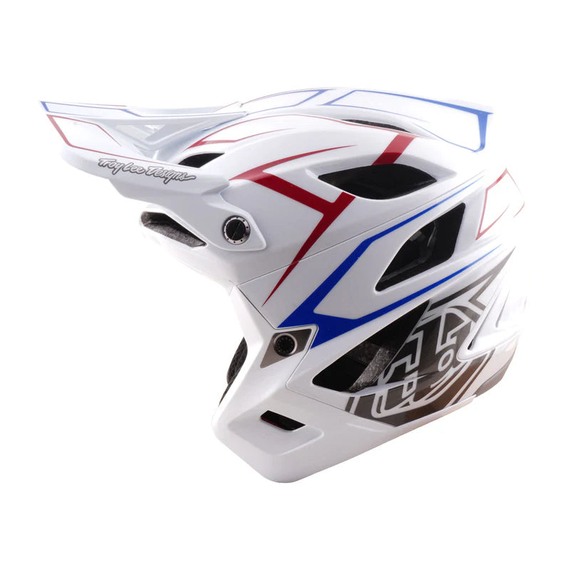 CAPACETE TLD STAGE STUNT - PINSTRIPE WHITE
