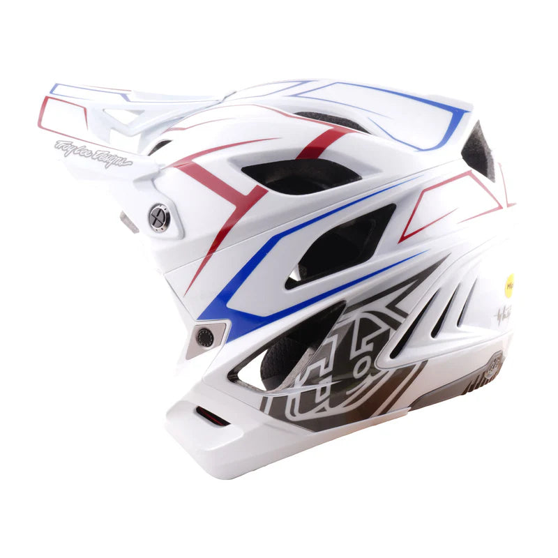 CAPACETE TLD STAGE STUNT - PINSTRIPE WHITE