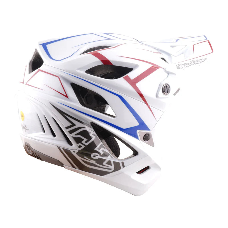 CAPACETE TLD STAGE STUNT - PINSTRIPE WHITE